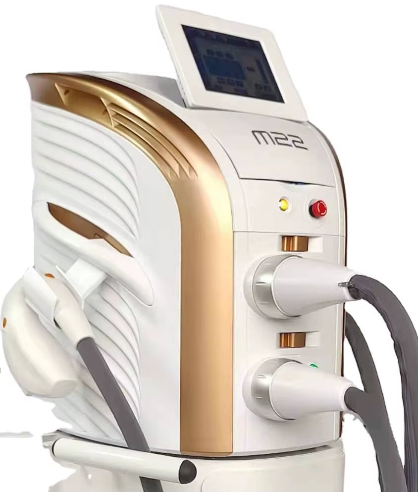 2 in 1 M22 OPT IPL Acne Treatment Vascular Removal Skin Rejuvenation Laser Hair Removal Beauty Machine NDYAG