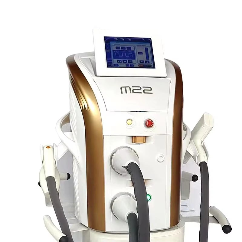2 in 1 M22 OPT IPL Acne Treatment Vascular Removal Skin Rejuvenation Laser Hair Removal Beauty Machine NDYAG